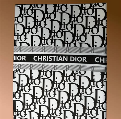 dior wrapping paper floral